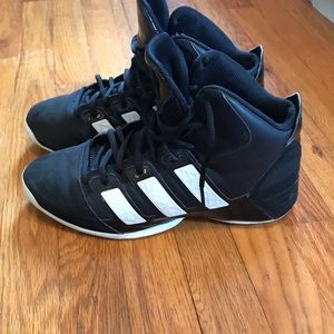 Adidas high top basketball sneakers